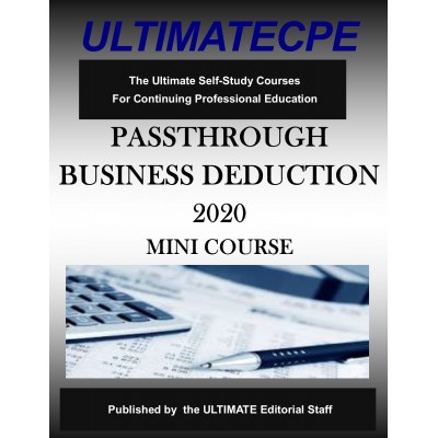 Passthrough Business Deduction 2020 Mini-Course